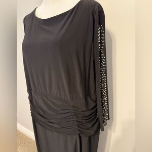 SLNY Long Black Evening Dress (NWT) - Size 22W